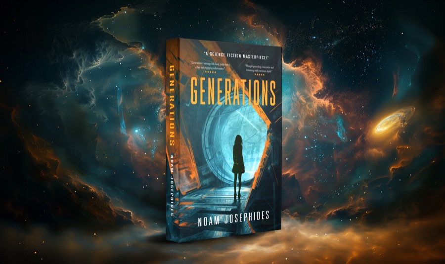 Cinematic background with the book